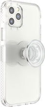 Afbeelding in Gallery-weergave laden, PopSockets  PopCase - Telefoonhoesje met Telefoonbutton [telefoon accessoires] compatibel met  Apple iPhone 12/12 Pro - Clear