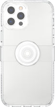 Afbeelding in Gallery-weergave laden, PopSockets  PopCase - Telefoonhoesje met Telefoonbutton [telefoon accessoires] compatibel met  Apple iPhone 12 Pro Max - Clear