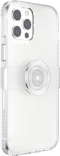 Afbeelding in Gallery-weergave laden, PopSockets  PopCase - Telefoonhoesje met Telefoonbutton [telefoon accessoires] compatibel met  Apple iPhone 12 Pro Max - Clear