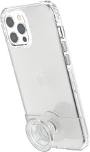 Afbeelding in Gallery-weergave laden, PopSockets  PopCase - Telefoonhoesje met Telefoonbutton [telefoon accessoires] compatibel met  Apple iPhone 12 Pro Max - Clear