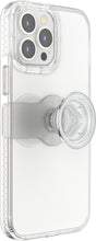 Afbeelding in Gallery-weergave laden, PopSockets  PopCase - Telefoonhoesje met Telefoonbutton [telefoon accessoires] compatibel met  Apple iPhone 13 Pro Max - Doorzichtig