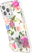 Afbeelding in Gallery-weergave laden, PopSockets  PopCase - Telefoonhoesje met Telefoonbutton [telefoon accessoires] compatibel met  Apple iPhone 13 Pro Max - Vintage Bloemen