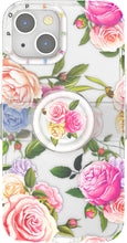 Afbeelding in Gallery-weergave laden, PopSockets  PopCase - Telefoonhoesje met Telefoonbutton [telefoon accessoires] compatibel met  Apple iPhone 13 - Vintage Bloemen