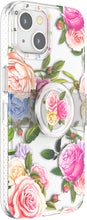 Afbeelding in Gallery-weergave laden, PopSockets  PopCase - Telefoonhoesje met Telefoonbutton [telefoon accessoires] compatibel met  Apple iPhone 13 - Vintage Bloemen
