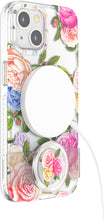 Afbeelding in Gallery-weergave laden, PopSockets  PopCase - Telefoonhoesje met Telefoonbutton [telefoon accessoires] compatibel met  Apple iPhone 13 - Vintage Bloemen