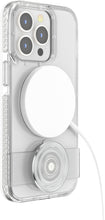 Afbeelding in Gallery-weergave laden, PopSockets  PopCase met een magnetische ring - Telefoonhoesje met Telefoonbutton compatibel met  Apple iPhone 13 Pro - Doorzichtig