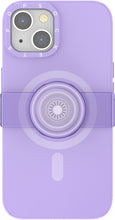 Afbeelding in Gallery-weergave laden, PopSockets  PopCase met een magnetische ring - Telefoonhoesje met Telefoonbutton compatibel met  Apple iPhone 13 - Paars