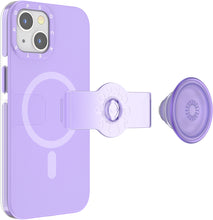 Afbeelding in Gallery-weergave laden, PopSockets  PopCase met een magnetische ring - Telefoonhoesje met Telefoonbutton compatibel met  Apple iPhone 13 - Paars
