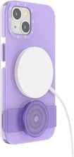Afbeelding in Gallery-weergave laden, PopSockets  PopCase met een magnetische ring - Telefoonhoesje met Telefoonbutton compatibel met  Apple iPhone 13 - Paars