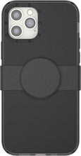 Afbeelding in Gallery-weergave laden, PopSockets  PopCase - Telefoonhoesje met Telefoonbutton [telefoon accessoires] compatibel met  Apple iPhone 12/12 Pro - Zwart